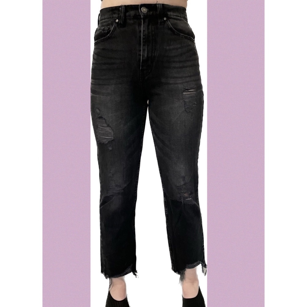 Super Adorable Ripped Black Jeans!!